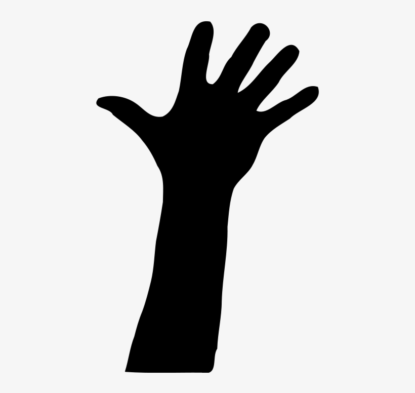 Png Image - Silhouette Hand Clip Art, transparent png