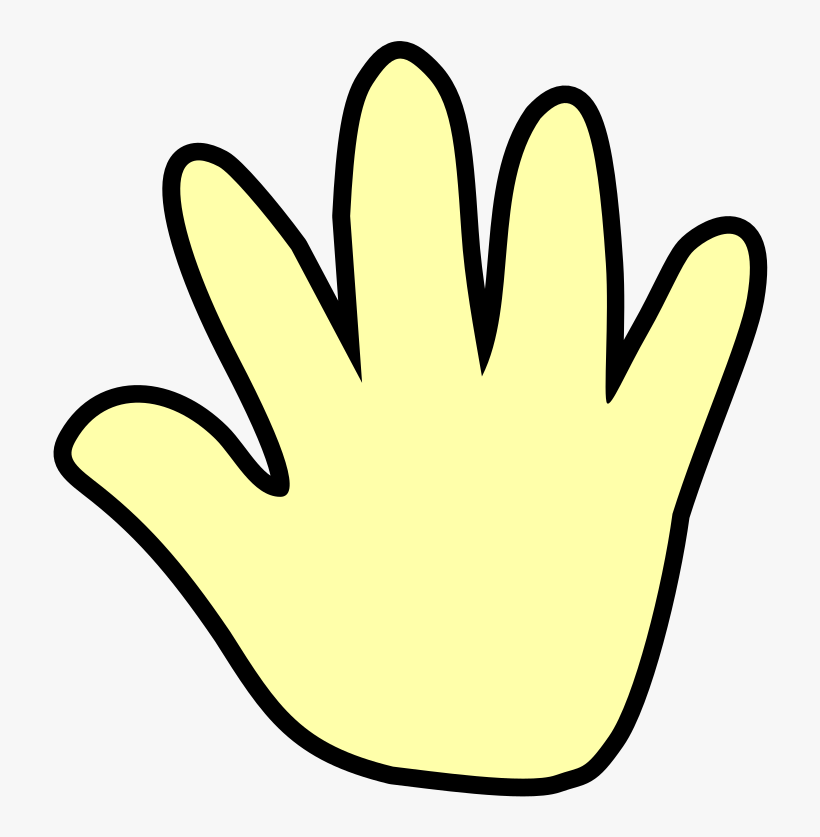Cartoon Hand Clip Art At Clipart - Hand Clipart Cartoon, transparent png