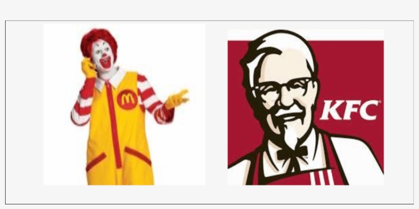 Macdonald And Kfc Mascots - Kfc Taco Bell, transparent png