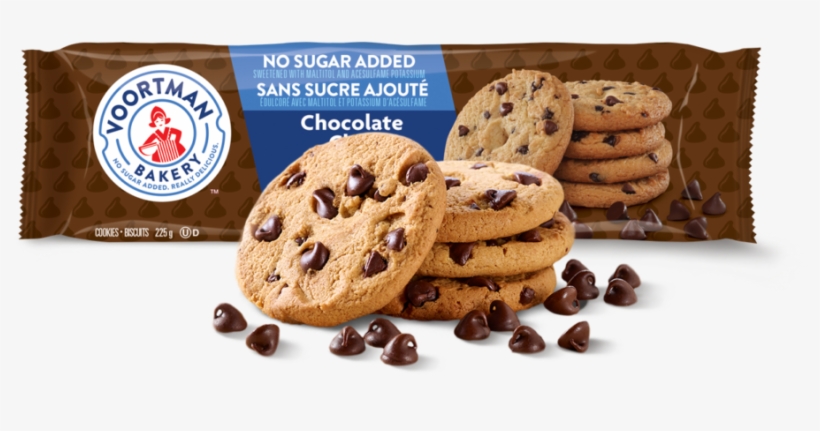 Can Sf Chocolate Chip - Voortman Bakery Oatmeal Chocolate Chip Cookies, transparent png