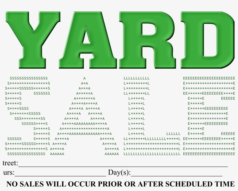This Free Icons Png Design Of Yard Sale, transparent png