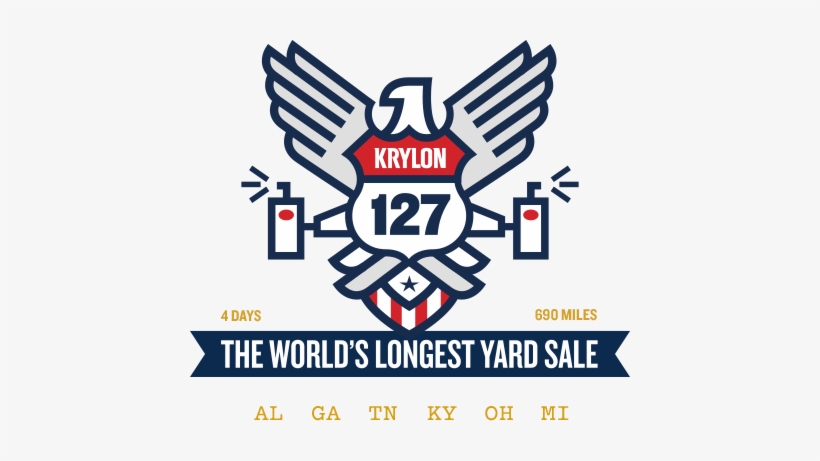 Krylon The World's Longest Yard Sale 4 Days 690 Miles - First Ever Pinterest Yard Sale, transparent png