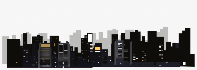 Building Euclidean Night Sky Transprent Png Free - Building Vector Png, transparent png