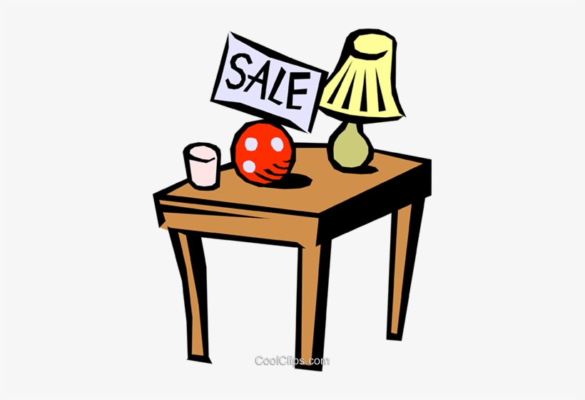 Garage Sale Royalty Free Vector Clip Art Illustration - Garage Sale Clip Art, transparent png