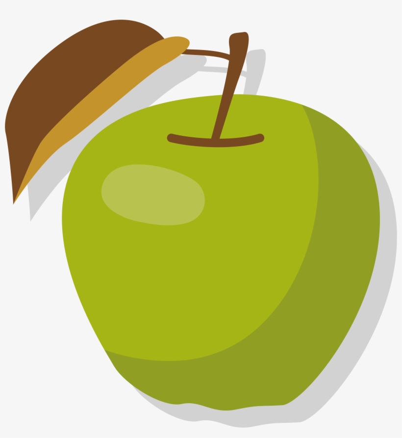 Png Transparent Download Apple Manzana Verde Clip Art - Green Apple Vector Png, transparent png