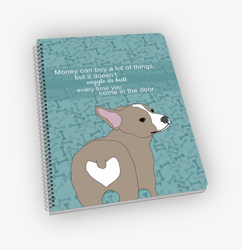 Corgi Notebook - Dog, transparent png