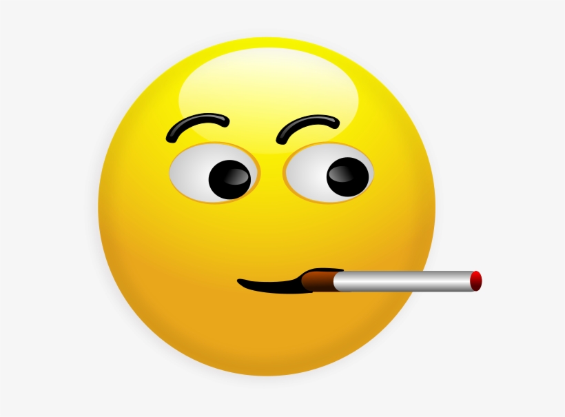 Smiley Cigarette Clipart Png, transparent png