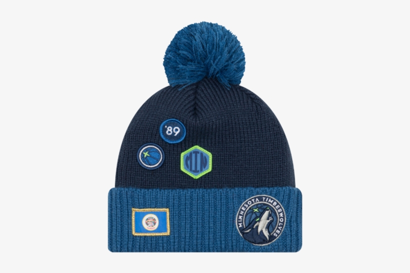 Minnesota Timberwolves 2018 Draft Two Tone Pom Knit - Minnesota Timberwolves, transparent png
