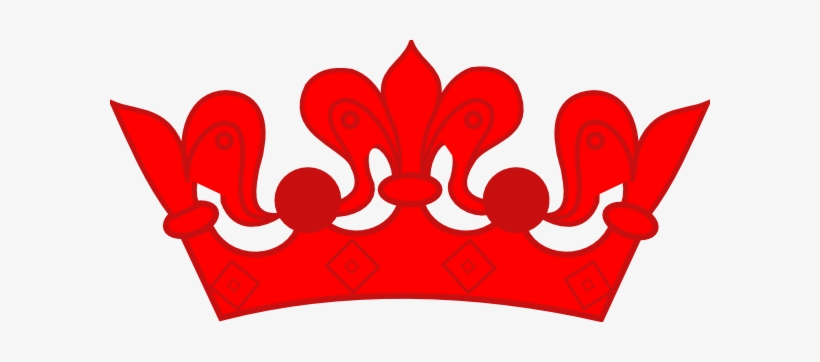 Red Clipart Princess Crown - Crown Clipart Black And White, transparent png