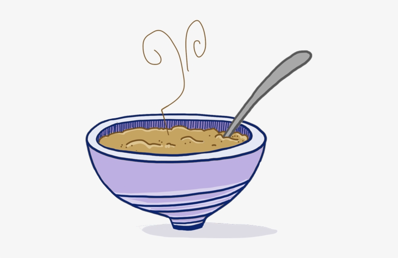 Pencil And In Color - Bowl Porridge Clipart Png, transparent png