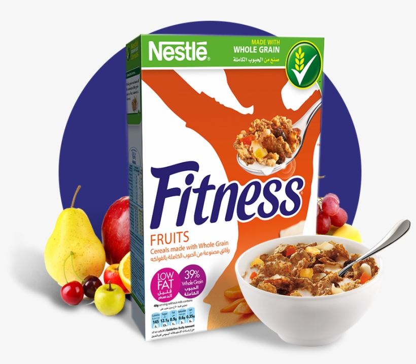 Nestlé® Fitness® Fruits Breakfast Cereal - Nestle Fitness Fruit Cereal, transparent png