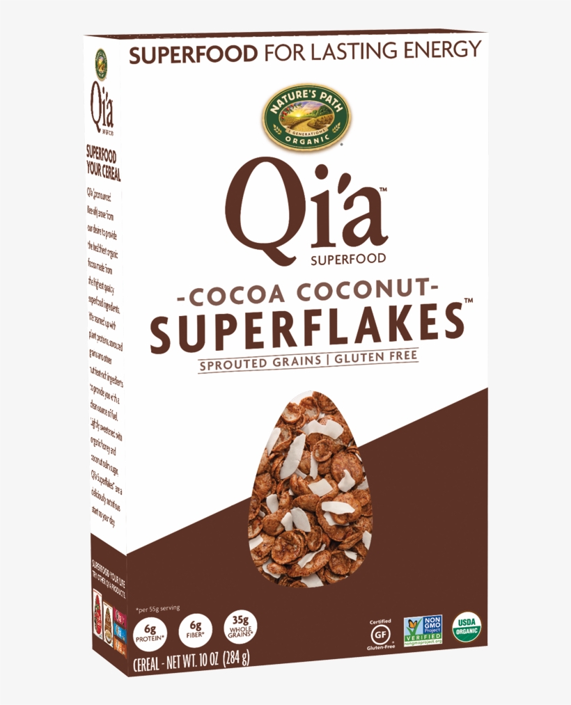 Qia Cocoa Coconut Superflakes, transparent png