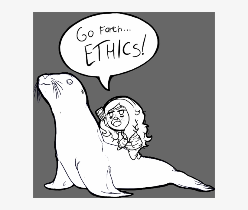 Know Your Meme - Girl Sea Lion Cartoon, transparent png