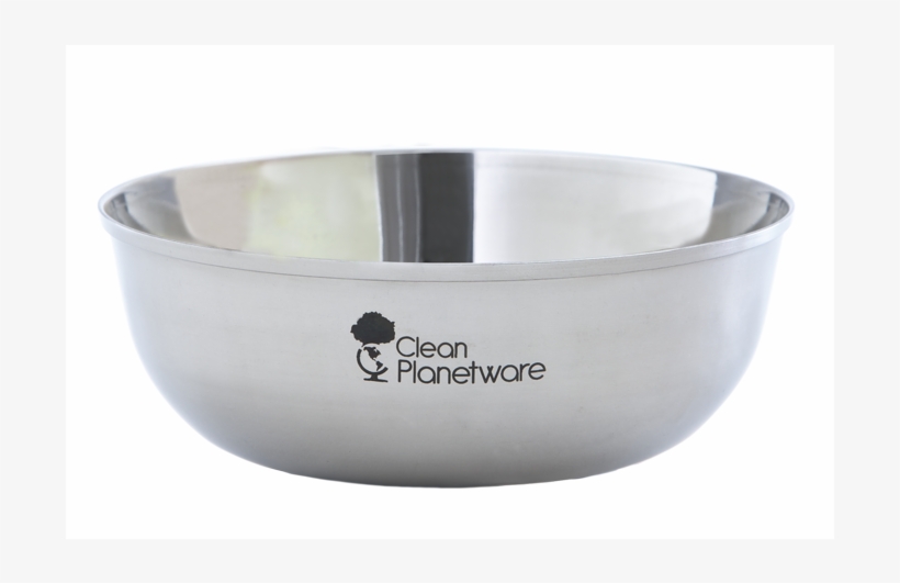 Clean Planetware Stainless Steel Soup/cereal Bowls - Clean Planetware Stainless Steel Dinnerware - Soup/cereal, transparent png