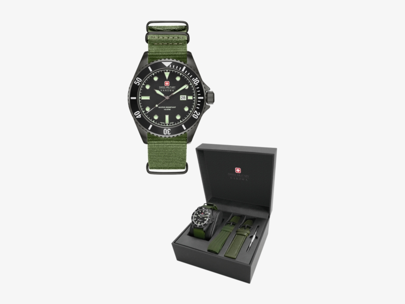 06 8279 13 007set - Swiss Military Sea Lion Green, transparent png