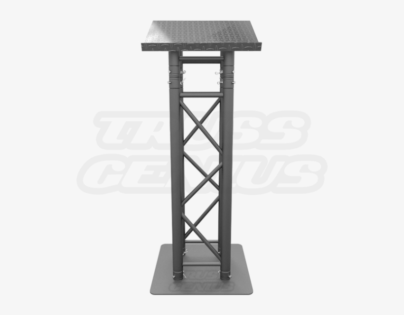 Matte Black Truss Lectern - Lectern Black Truss, transparent png