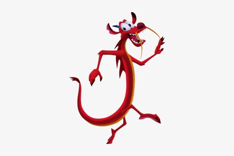 Mushu Was Originally Going To Be Portrayed As A Giant - Disney Mulan Characters, transparent png