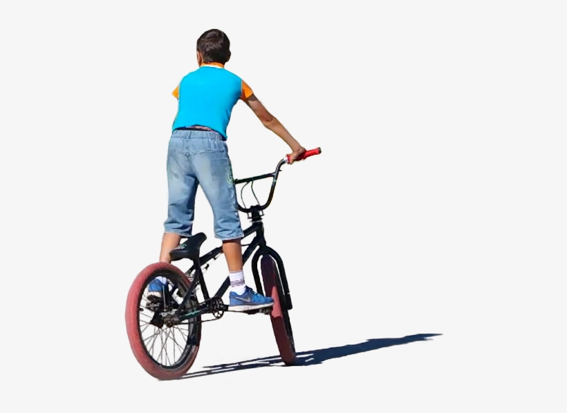 Kid Riding Mountain Bike Trials Riding Mountain, Mountain - Kid Ride Bike Png, transparent png