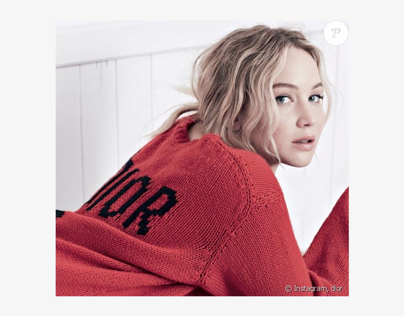 Jennifer Lawrence Retrouve La Maison Dior Le Temps - Jennifer Lawrence Dior 2018, transparent png