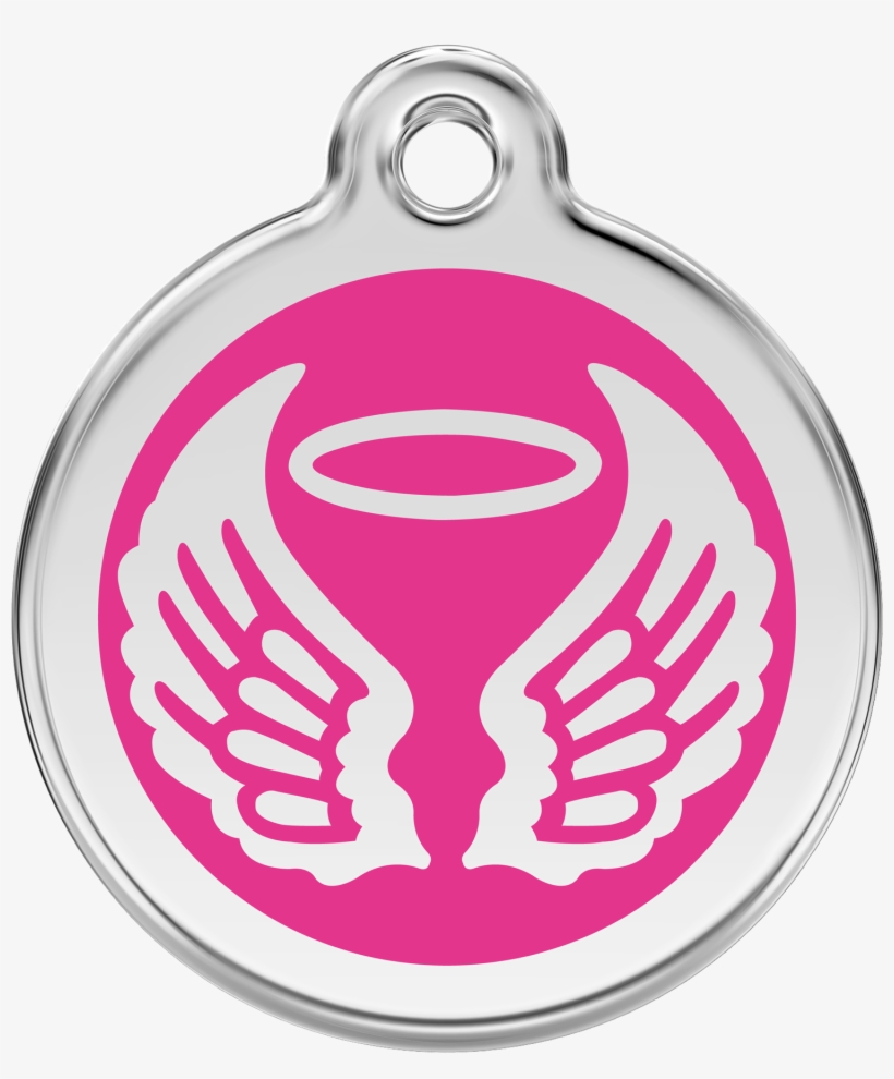 1awhpm, 9330725036949, Image - Red Dingo Angel Wings Pet Id Tag - Brown, transparent png