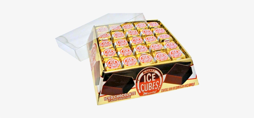 Ice Cubes Chocolate Candy Free Shipping - Milk Chocolate Ice Cubes - 100 / Tub, transparent png