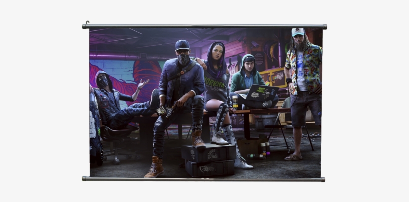 4k Watch Dogs 2, transparent png