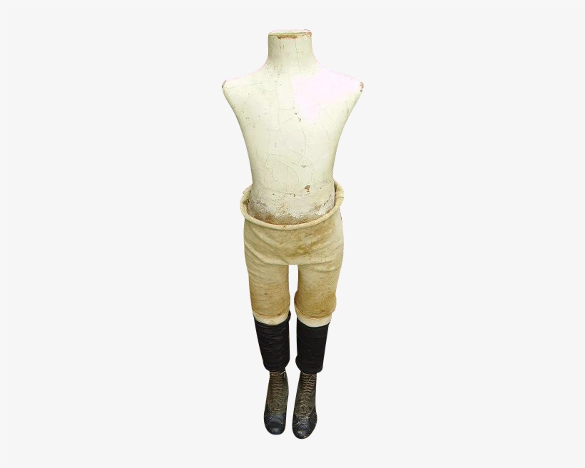 Antique 1800's Child Mannequin Store Display Form - Mannequin, transparent png