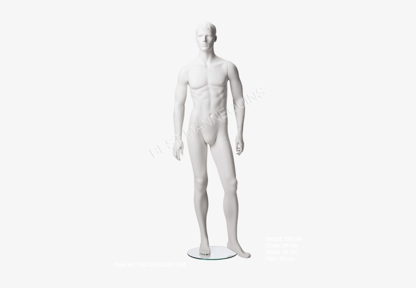 110126995201104 - White Mannequin Png Male, transparent png