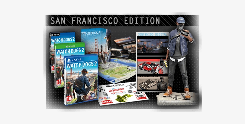 Watch Dogs 2 San Francisco Edition - Watch Dogs 2, transparent png