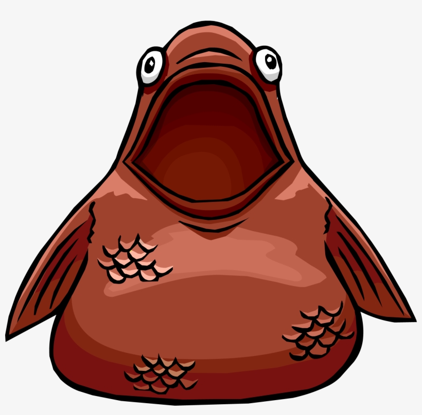 Wise Fish Costume Icon 4112 - Red Fish From Club Penguin, transparent png