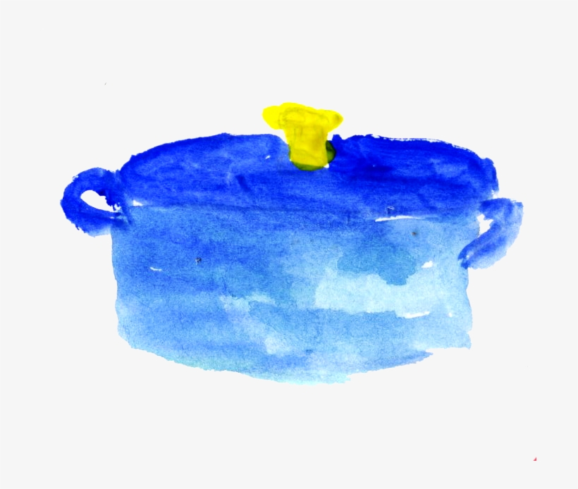 My Process Included Sketching The Illustration Out - Watercolor Paint, transparent png