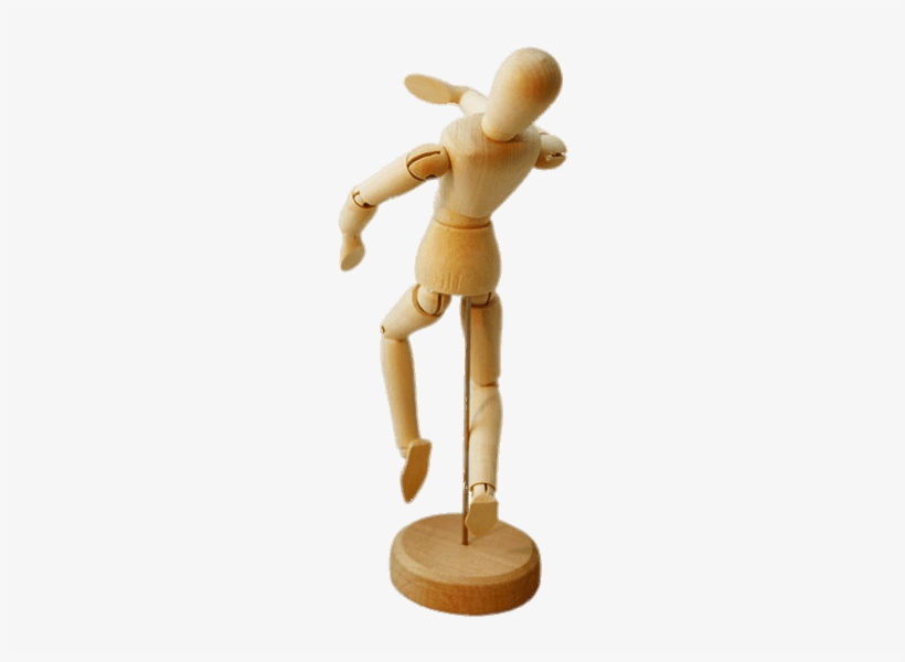 Objects - Wooden Art Mannequin Poses, transparent png