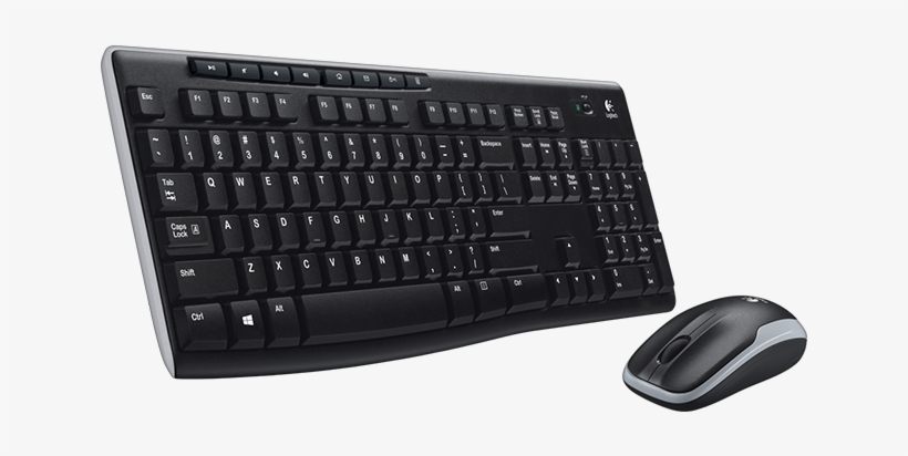 Keyboardmouse Wireless Mk270 920 004536 Logitech - Logitech Wireless Desktop Mk270r, transparent png