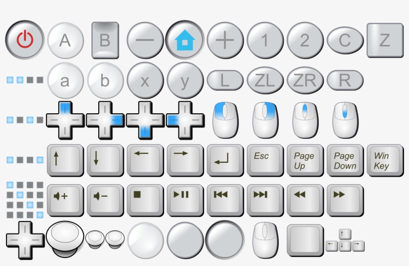 Big Image - Computer Keyboard Key Clipart, transparent png