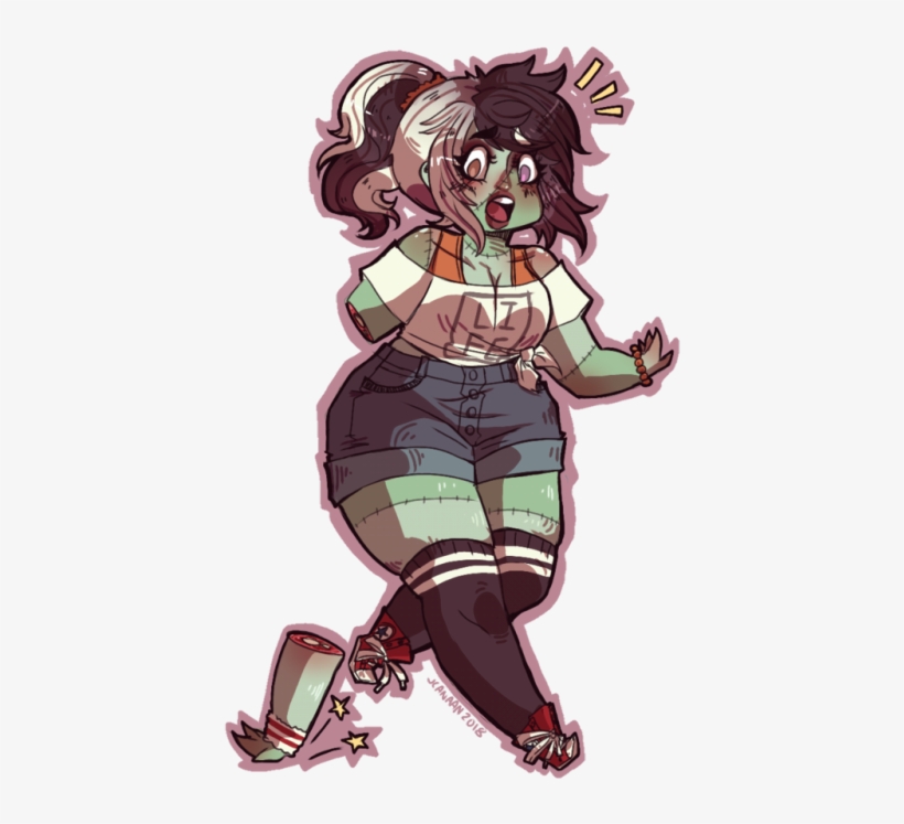 Poor Girl Would Lose Her Head If It Wasn't Stitched - Losing It, transparent png