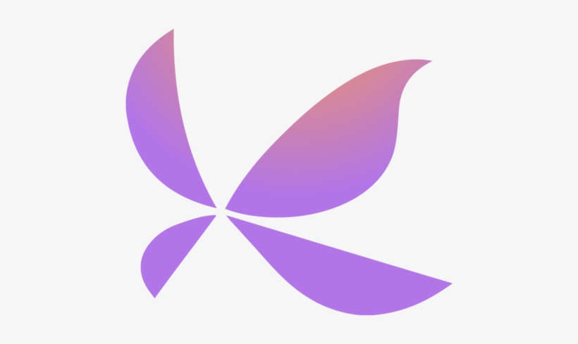 Purple Butterfly - Lupus Logo Png, transparent png