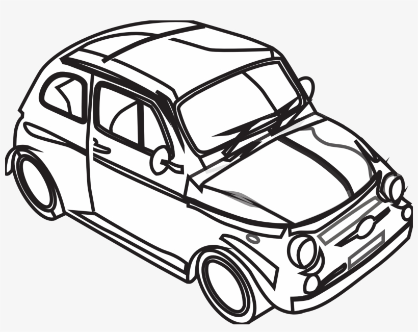 Best Car Clipart Black And White - Car Clipart Black And White, transparent png