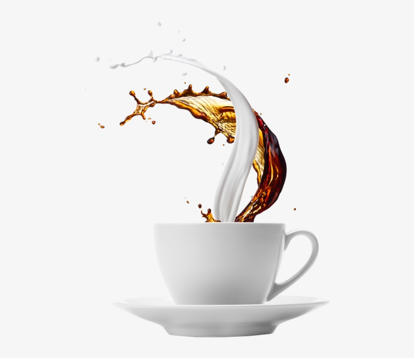 Gold Excellence Coffee Club - Tea Cup Spill Png, transparent png
