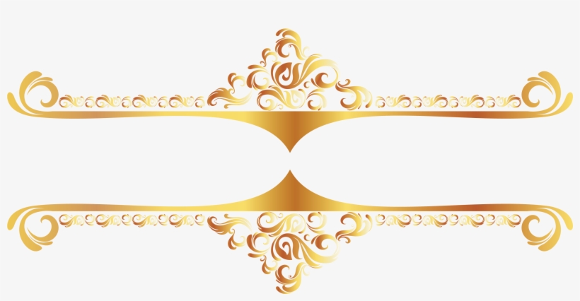 Border Vector Png - Gold Vector Border Png, transparent png