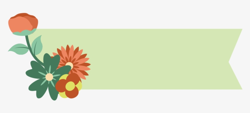 Flower Poster Vector Design Graphics Border - African Daisy, transparent png