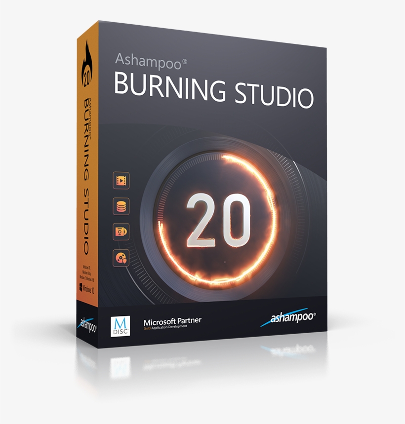 Ashampoo® Burning Studio - Ashampoo Burning Studio 20, transparent png