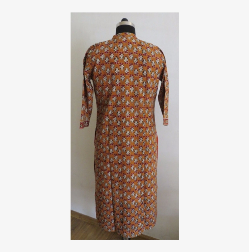 Hand Block Printed Ethnic Kalamkari Cape Kurta With - Day Dress, transparent png