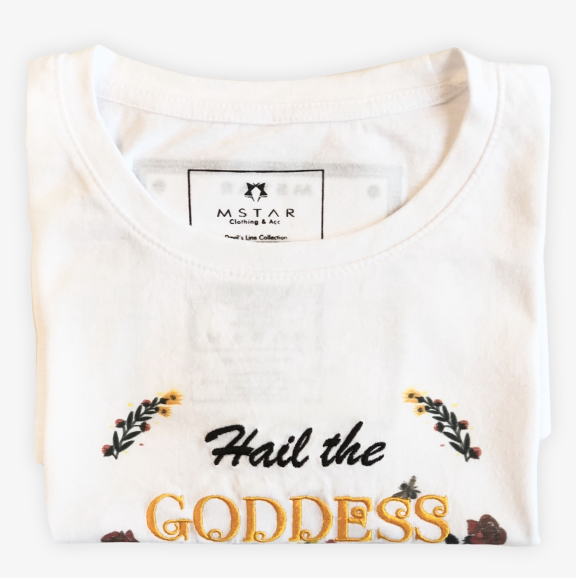 Hail The Goddess Woman Tshirt Embroidered Mstar Shop - キューピット, transparent png