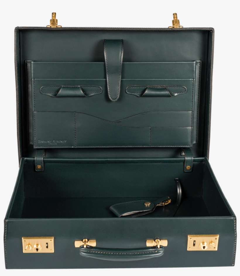 The Churchill - Jaguar Green - Suitcase, transparent png