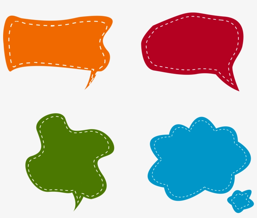 Balloon Dialog Box Colorful Bubbles Transprent Png - Nubes De Dialogo Png, transparent png