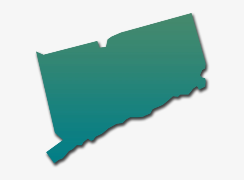 Click On A State To See A State-specific Page With - Connecticut Silhouette, transparent png