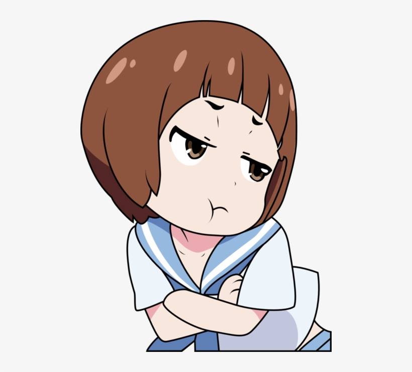 Mako Faces Kill La Kill, transparent png