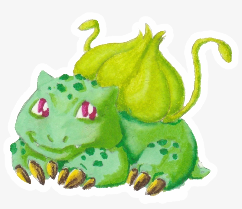 Kanto Starter Sticker Pack - Mink Frog, transparent png