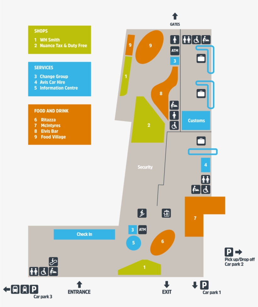 Airport Map - Car Park 2 Prestwick Airport, transparent png
