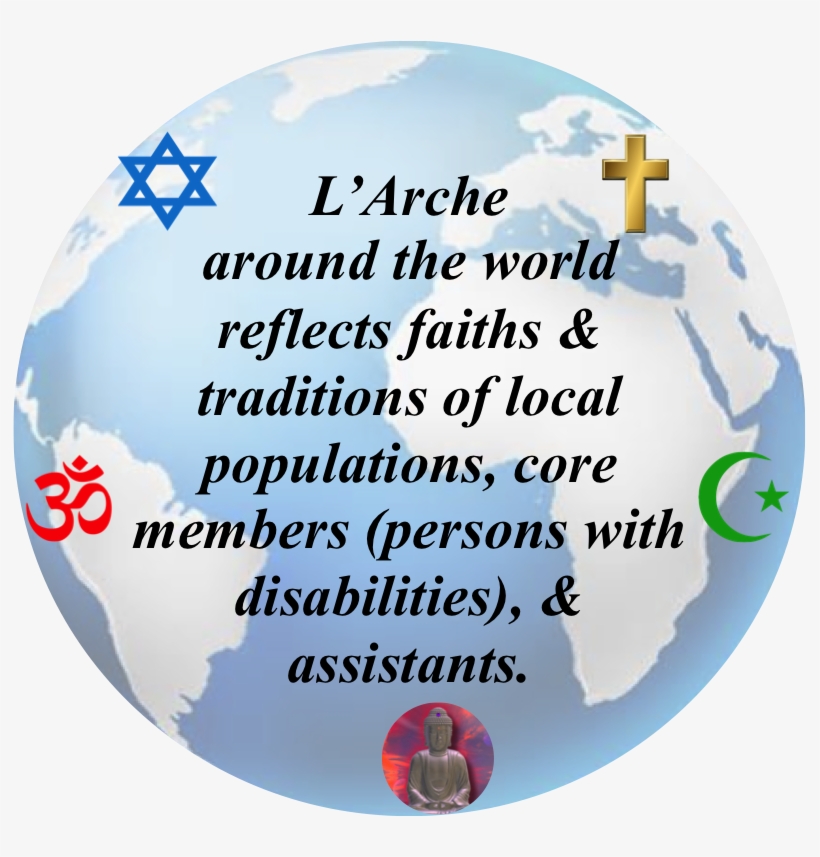 Faiths & Globe - L Arche Community, transparent png